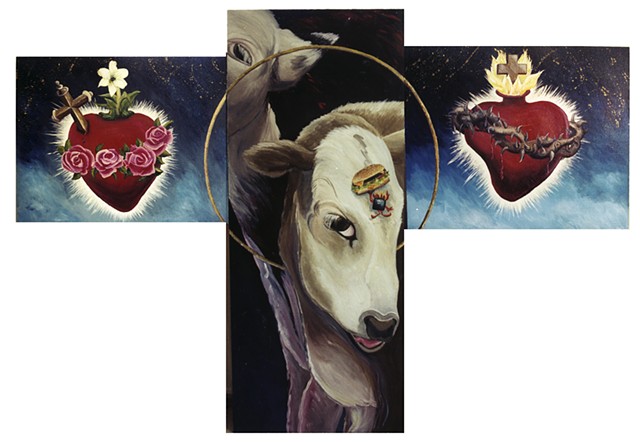 Holy Icons, Holy Cows, Sacred Hearts and an American favorite, MaggieYee