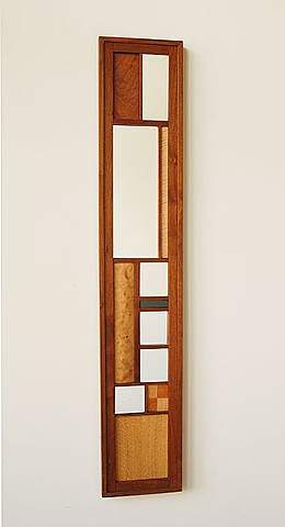 Long view mirror series
11x61"
walnut or cherry frames, assorted hardwoods
( shown with walnut frame )