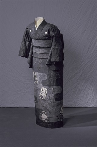 Obasan/Grandma Kimono, Kristine Aono, Sculpture, Kimono series