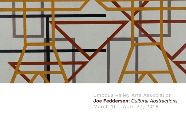 March 16, 2018 Joe Feddersen: Cultural Abstractions at the Umpqua Valley Arts Center, Roseburg, OR
