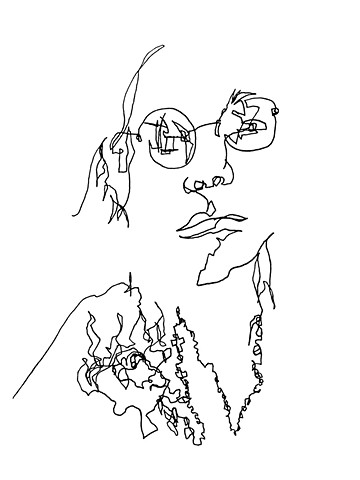 blind contour drawing