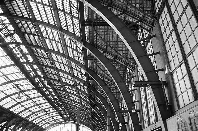 Glass Enclosure Antwerp Train Shed, The Neherlands