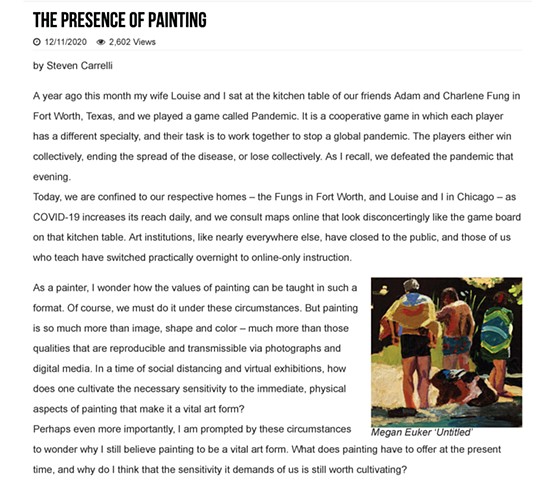 The Presence of Painting by Steven Carrelli