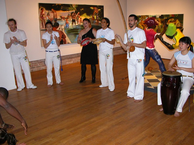 Capoeira Performance at ‘Reenactments’ Solo Exhibition