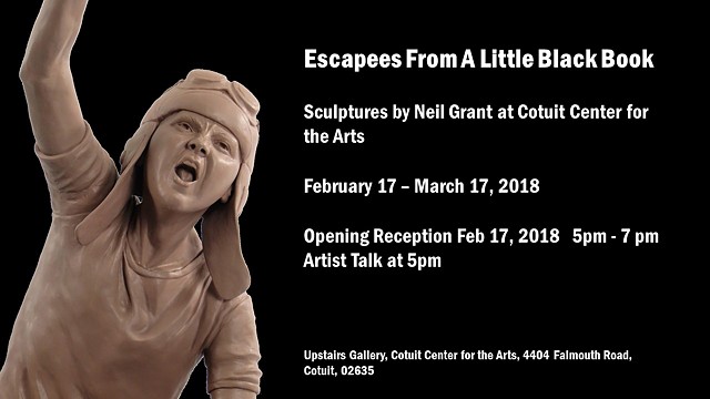 My exhibit 'Escapees From A Little Black Book' opens on February 17th!  I'd love it if you could come.