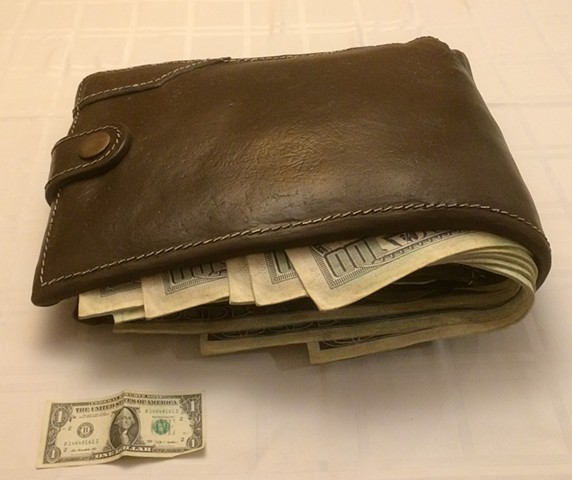 A really big, hyper-realistic wallet.  Enquire for shipping cost