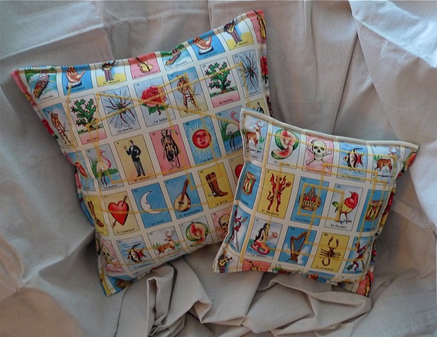 (Time Travel Pillows) Tarot/Yellow, Large and Small