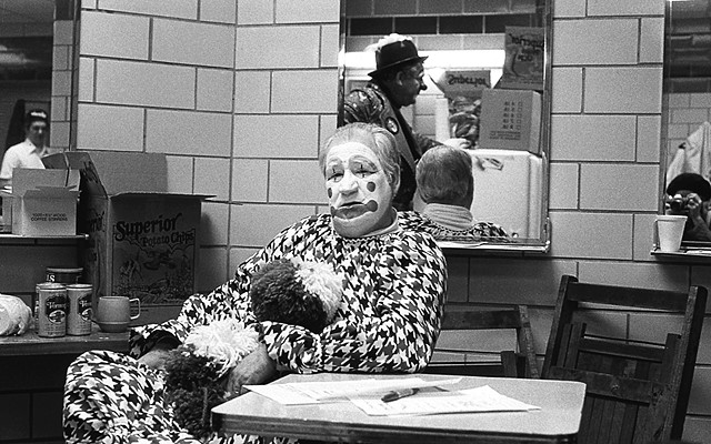 Backstage Clowns At The Detroit Shriner Circus. 1978