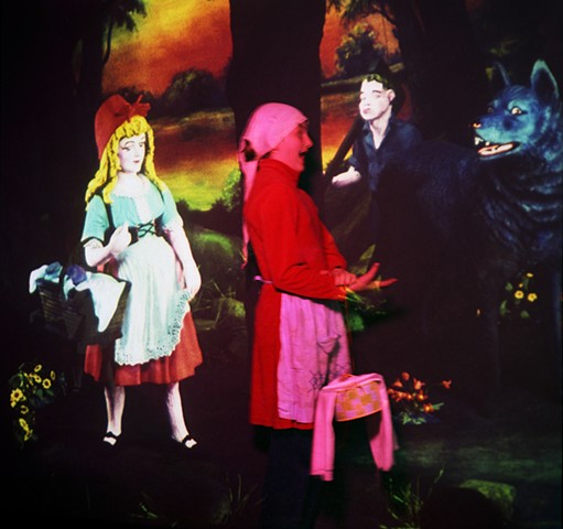 Shocking Red Riding Hood. 2008. From: Children And Spirits. 30in. x 30in. Digital archive print.