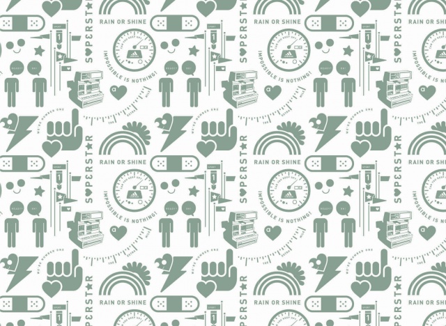 adidas LOGO LOVE - REPEAT PRINT