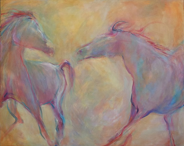 Horse Triptych - middle