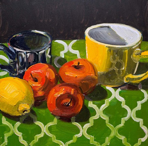 Cups and Fruit