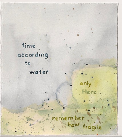 time according to water