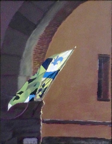 Archway Flag, Cortona, Italy