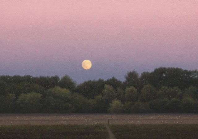 "Late Evening Moonrise"