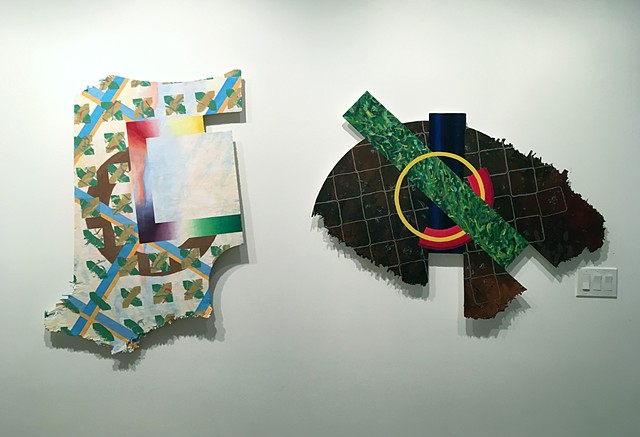 "Indiana" and "Excavation" installation view