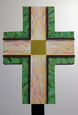 Resurrection: 2 sides of a Processional Cross
