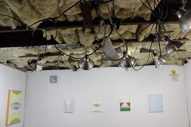 installation view of Paper Mind at the Bijan Ferdowsi Gallery Nashville, TN