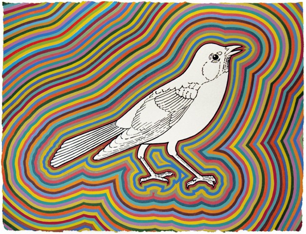 Mark Wethli
Robin
Flashé on hand-made paper, 11 x 16 inches