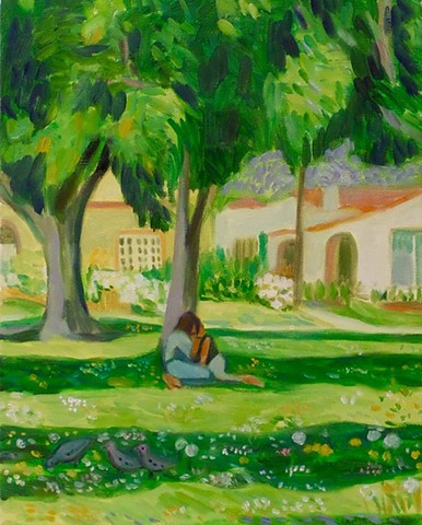 Paige Turner-Uribe
Teenagers on the Grass
16x20”
oil on canvas