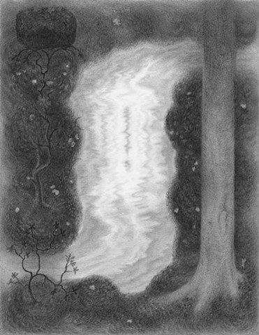 Glimpse
Joshua Marsh
graphite on paper, 10.5" x 8"