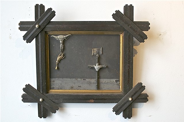  Michael Thompson Chicago artist, assemblage, collage, found object sculpture