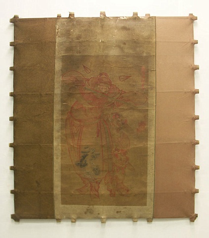 Michael Thompson Chicago artist, Decorative Kite, Pagoda Red