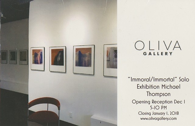 Oliva Gallery Chicago, Nude polaroids, polaroid photographs, Michael Thompson Chicago artist 
