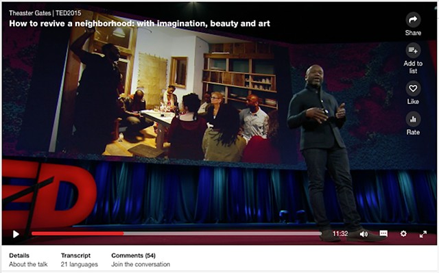 Ted Talk with Theater Gates