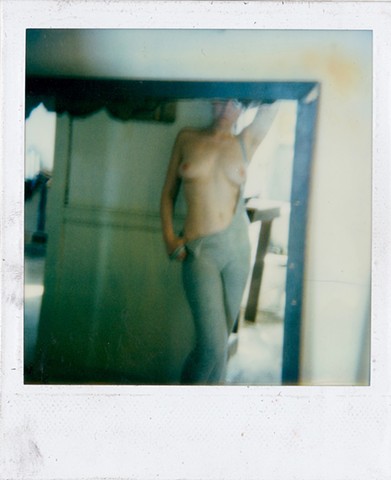 Polaroid photograph, color photograph, erotic photograph, nude polaroid