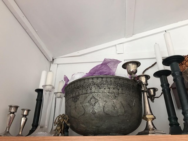 Silver bowl from 1700's Iran
Selection of vintage candle holders