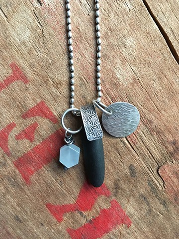 Charm necklace with LS stone