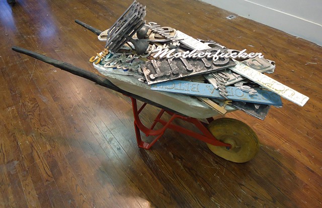 Wheel Barrow Full Of Cusswords (collaborative project with Toby Flores)