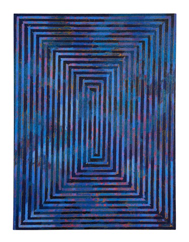 "Untitled" (Labyrinth, Blue)