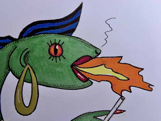 Campfire Girl (detail)