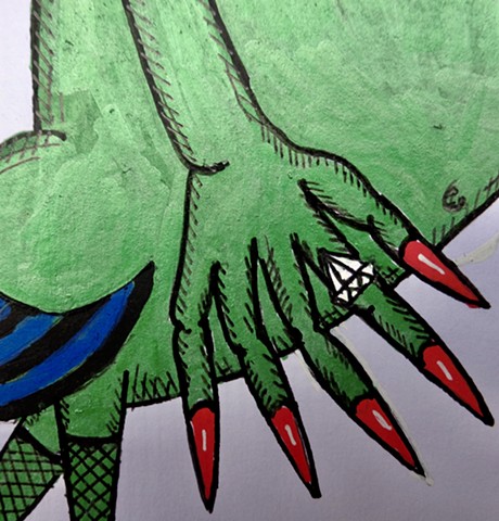 Campfire Girl (detail)