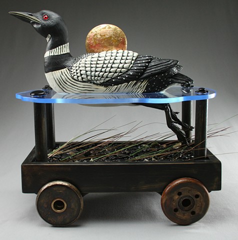 Loon at Sunset