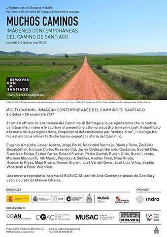 "Muchos Caminos. Imágenes contemporáneas del Camino de Santiago"; Real Academia de España en Roma.