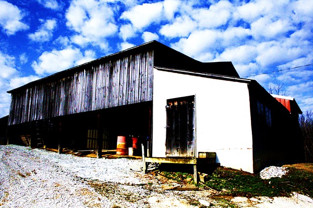 Grandpa Herman Mills built this barn