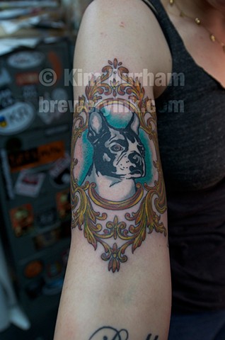 puppy portarail tattoo