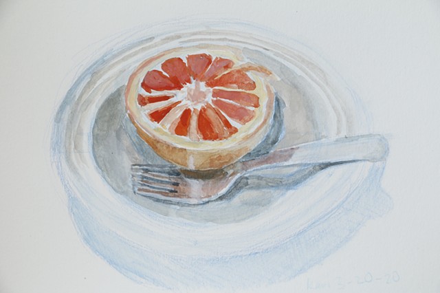 March 20/Grapefruit in Dish