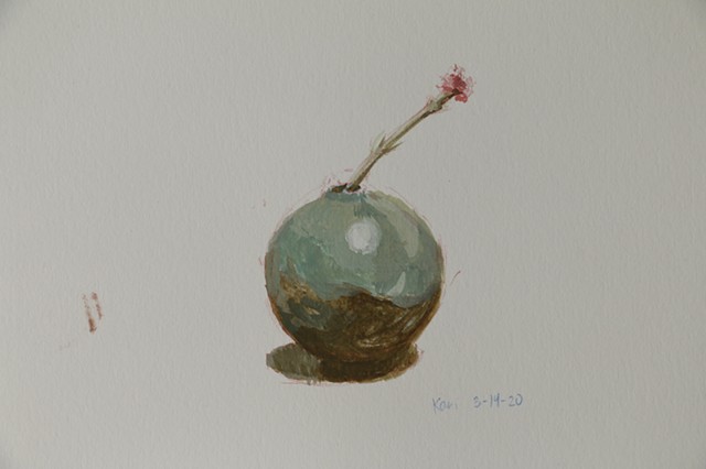March 14/Dried Flower with Vase