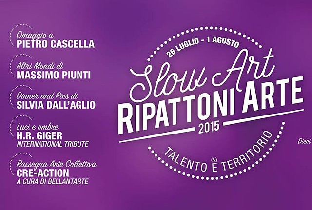 Slow Art -Ripattoni art  festival July26-August 1-2015