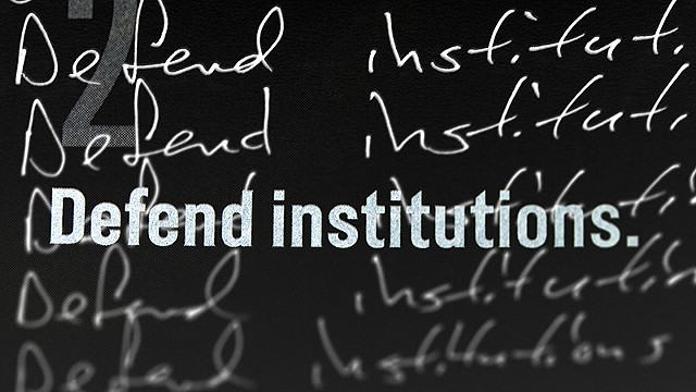 Lesson 5 (Timothy Snyder): Defend Institutions