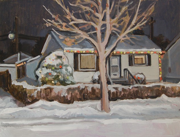House Tree Winter SOLD