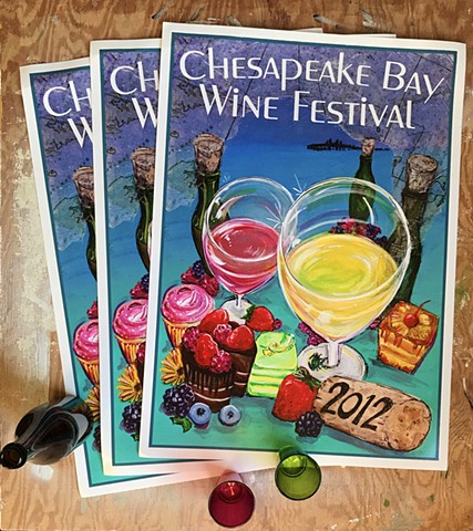 Signed Wine Festival Posters... a 2012 vintage.