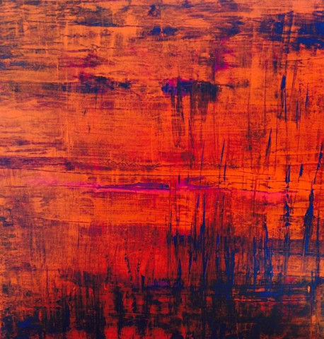 Reflections - Red/Orange