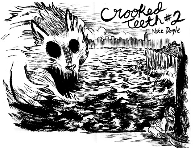 Crooked Teeth #2 Cover (spread)