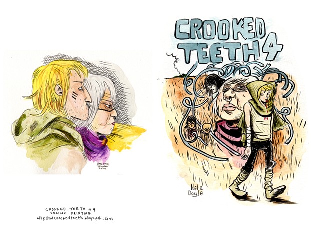 Crooked Teeth #4 Second printing, Color Copy Cover