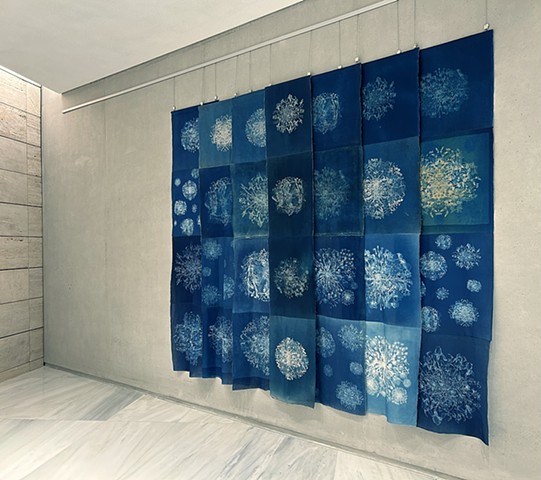 Meditations, installed in the exhibition 7 Artists 7 Narratives at the Gennadius Library, Athens, Greece